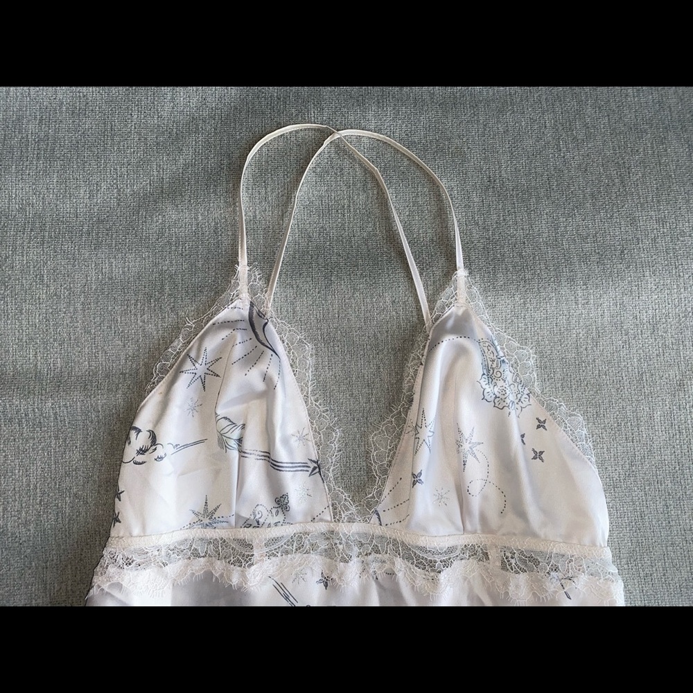 White Satin Slip Night Dress - Victoria’s Secret - Picture 4 of 5